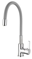 Смеситель Ledeme L4898-9 для кухонной мойки, хром/серый