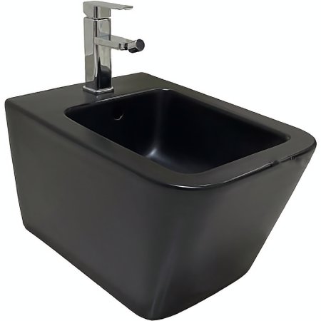 Биде CeramaLux NS5370MB подвесное Черное матовое 