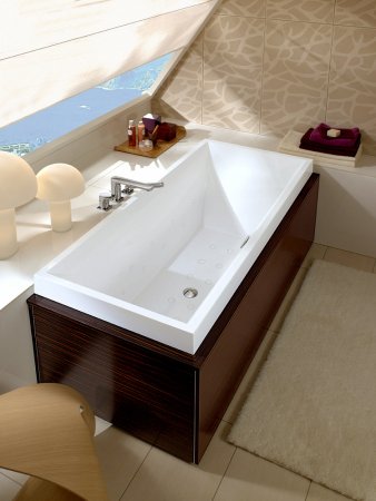 Квариловая ванна Villeroy & Boch Squaro 170x75 alpin UBQ170SQR2V-01 