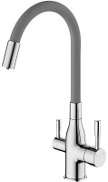Смеситель для кухни Frap H96 F4396 Хром Серый