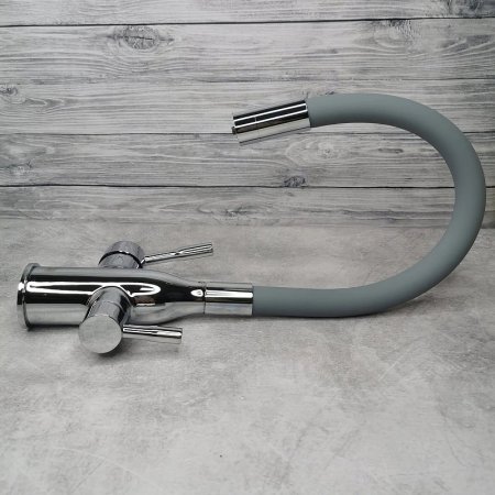 Смеситель для кухни Frap H96 F4396 Хром Серый 