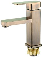 Смеситель для раковины G-Lauf NEB1-A123KT Бронза