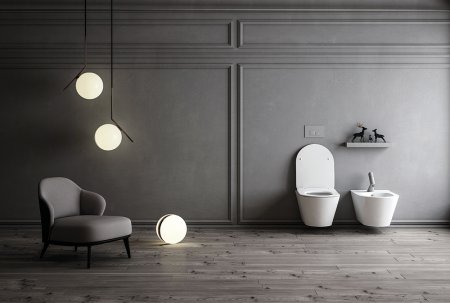 Унитаз Boheme Avva 972-MW подвесной Белый матовый без сиденья 