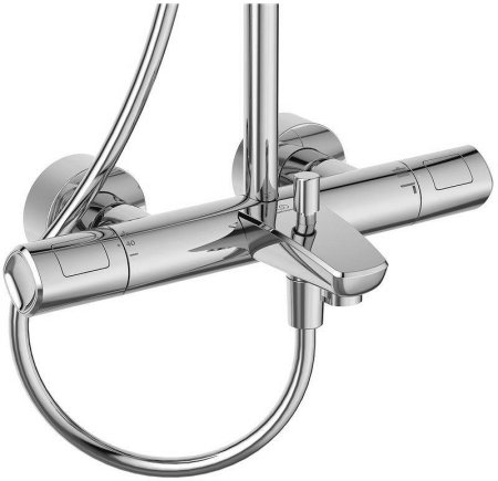 Душевая система Ideal Standard Ceratherm T100 A7591AA с термостатом Хром 