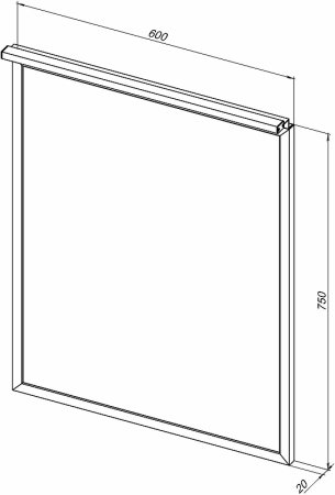 Зеркало Allen Brau Priority 60 1.31013.03 с подсветкой Латунь браш 