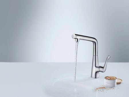 Смеситель для кухни Hansgrohe Metris Select M712-H320 73810000 Хром 