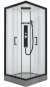 Душевая кабина Black&White Galaxy 8002900 с гидромассажем профиль Черный задняя стенка Белая 