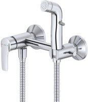 Смеситель с гигиеническим душем, глянцевый хром, Ray, IDDIS, RAYSB00i08