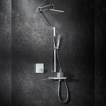 Душевая система Black&White Universe U7766 7766U с термостатом Хром 