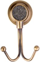Двойной крючок Boheme Royal Cristal 10926-BR-B Бронза