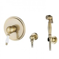 Гигиенический душ со смесителем Kaiser Vincent 31017-1 Бронза