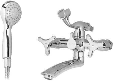 Смеситель для ванны Kaiser Trio 57122 Хром 