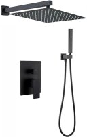 Душевая система Berges Ventas 2S Black 073002 Черная матовая