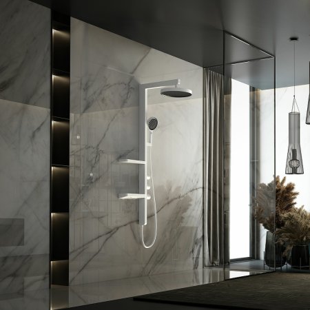 Душевая система Vincea Inspire VSFS-3I11W Белая 