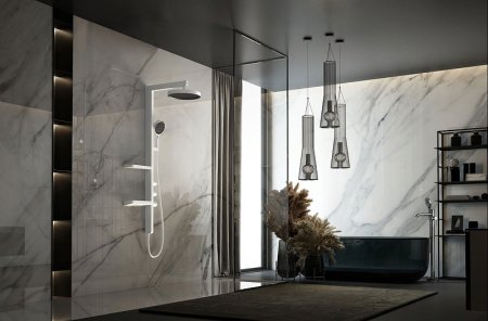 Душевая система Vincea Inspire VSFS-3I11W Белая 