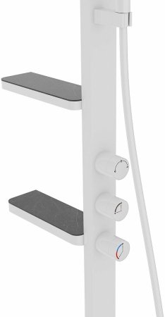 Душевая система Vincea Inspire VSFS-3I11W Белая 