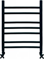 Полотенцесушитель водяной Ника Classic ЛП (г2) 60/50 RAL9005 черный матовый с вентилями