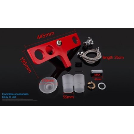 Смеситель для раковина Gappo Gyron G1096-7 красный 