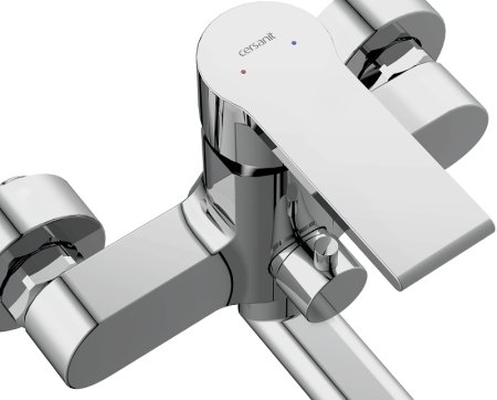 Смеситель для ванны Cersanit Brasko 64091 универсальный Хром 