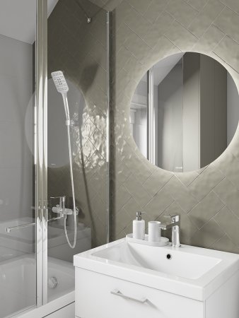 Смеситель для ванны Cersanit Brasko 64091 универсальный Хром 