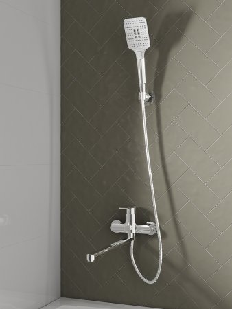 Смеситель для ванны Cersanit Brasko 64091 универсальный Хром 