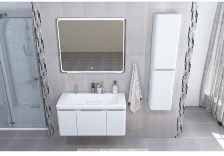 Зеркало Aquaton Шерилл 85 1A210302SH010 с подсветкой с сенсорным выключателем с антизапотеванием 