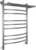 Полотенцесушитель водяной Energy Prestige Modus 800x500 форма лесенка с полкой, нержавеющая сталь, нижнее/диагональное/боковое подключение 3/4", 830мм х560 мм, все для подключения в комплекте