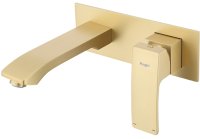 Смеситель для раковины встраиваемый Raglo R01.11.03, золотой сатин