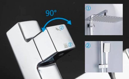 Душевая система Gappo G2418 Хром 