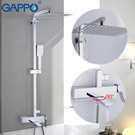 Душевая система Gappo G2418 Хром 