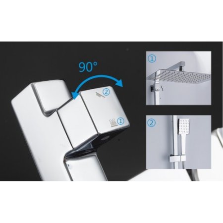 Душевая система Gappo G2418 Хром 