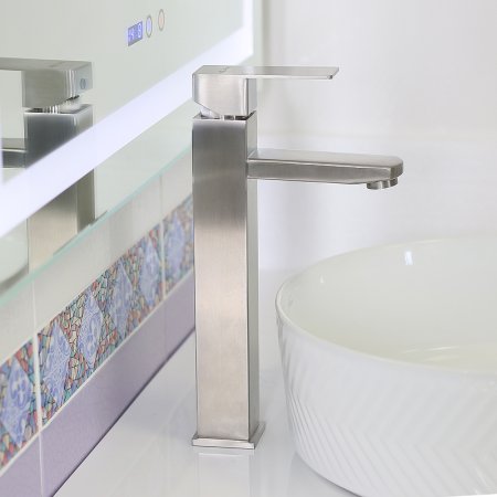 Смеситель для раковины Melana F6110 Сатин 