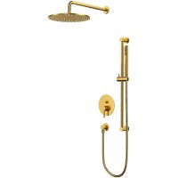 Душевая система Whitecross Y brushed gold YSET05GLB Брашированное золото Душевая система Whitecross Y brushed gold YSET05GLB Брашированное золото
