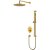 Душевая система Whitecross Y brushed gold YSET05GLB Брашированное золото 