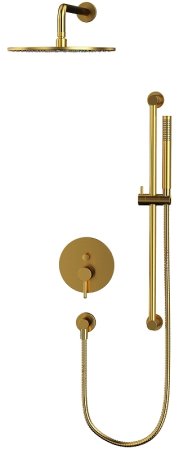 Душевая система Whitecross Y brushed gold YSET05GLB Брашированное золото 