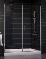 Душевая дверь в нишу Vegas Glass EP-F-2 0155 07 01 R стекло прозрачное, 155