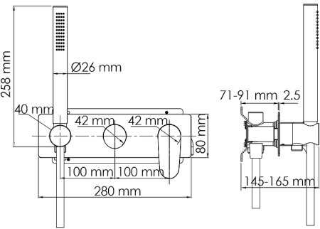 Душевая система WasserKRAFT A16116 Хром 