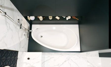 Акриловая ванна Roca Corfu 160x90 R 248574000 без гидромассажа 