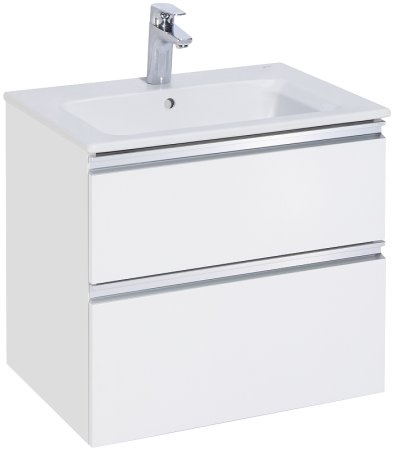 Тумба под раковину Roca The Gap 60 A857397806 подвесная Белый глянец 