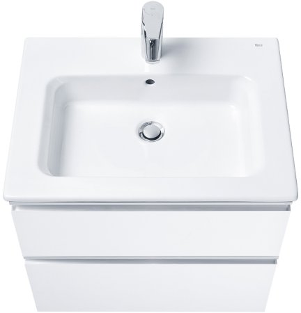 Тумба под раковину Roca The Gap 60 A857397806 подвесная Белый глянец 