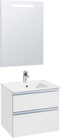 Тумба под раковину Roca The Gap 60 A857397806 подвесная Белый глянец 