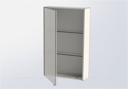 Зеркало-шкаф Aquanet Августа 58 дуб сонома 