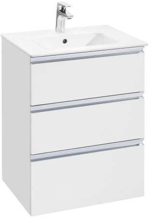 Тумба под раковину Roca The Gap 60 A857404806 подвесная Белый глянец 