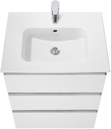 Тумба под раковину Roca The Gap 60 A857404806 подвесная Белый глянец 