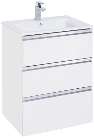 Тумба под раковину Roca The Gap 60 A857404806 подвесная Белый глянец 