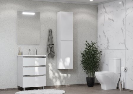 Тумба под раковину Roca The Gap 60 A857404806 подвесная Белый глянец 