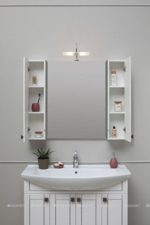 Зеркало-шкаф Aquanet Честер 105 белый 