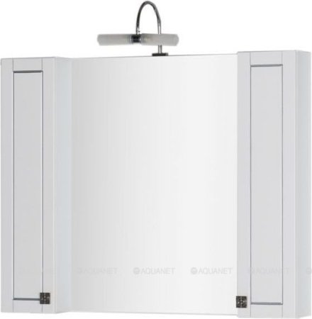 Зеркало-шкаф Aquanet Честер 105 белый 