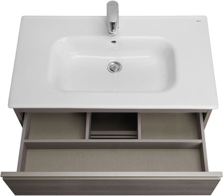Тумба под раковину Roca The Gap 80 A857406402 подвесная Городской дуб 