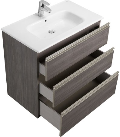 Тумба под раковину Roca The Gap 80 A857406402 подвесная Городской дуб 